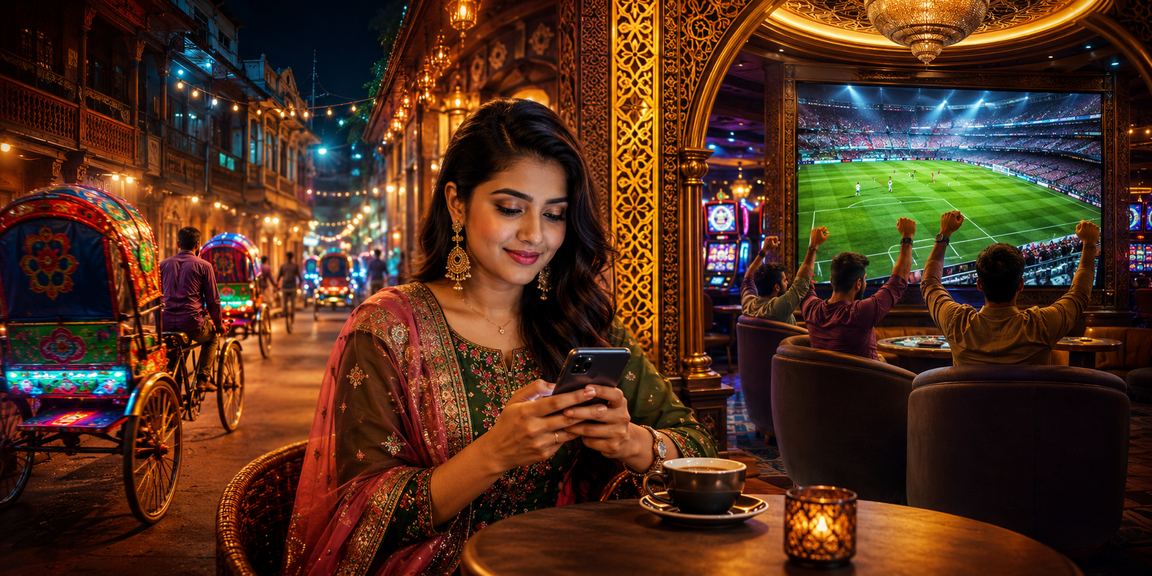 ঢাকায় রিকশায় বসে মোবাইলে লাইভ ক্যাসিনো উপভোগ করছেন একজন ব্যবহারকারী